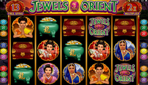 Jewels of the Orient Slot Game